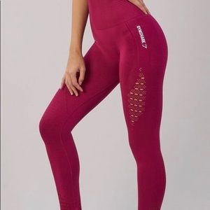 Gymshark Seamless Energy High Waist Leggings Beet